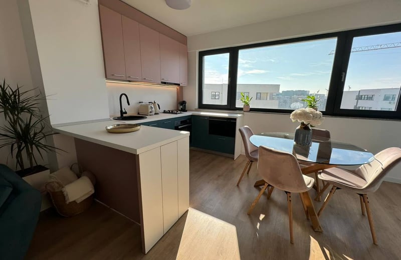 Vermietung einer komfortablen 2-Zimmer-Wohnung, 55 m², Sektor 1, Ivory Residence, Bukarest, Rumänien